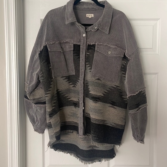 POL Oversized Shacket - Picture 1 of 4